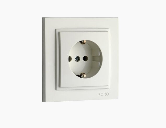 MONO DESPİNA TOPRAKLI PRİZ (BEYAZ)